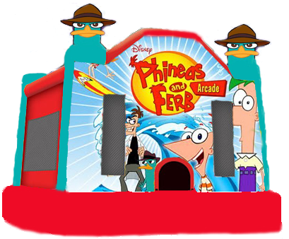 Phineas and Ferb Moonbounce
