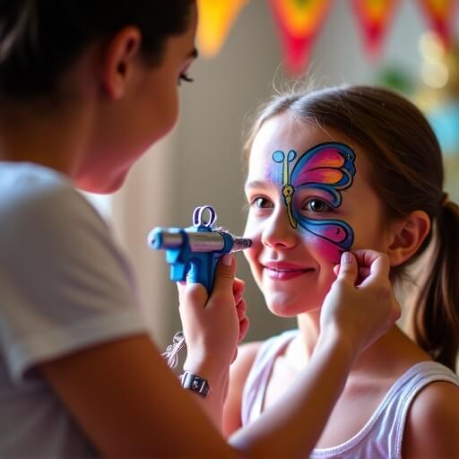 Airbrush Face Painting