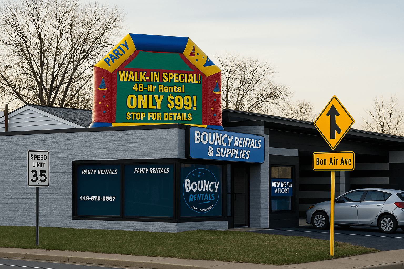 Bouncy Rentals Storefront