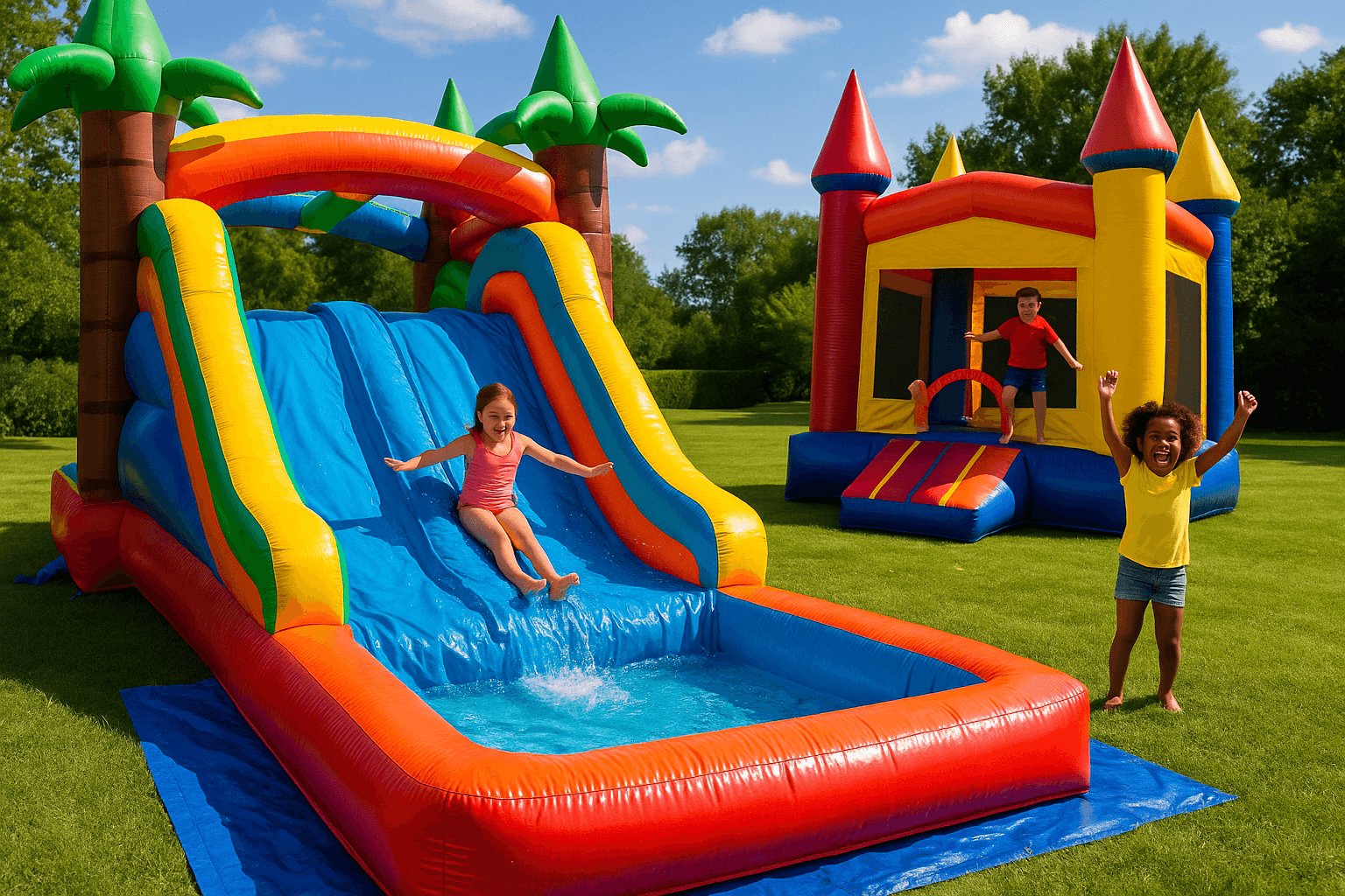 Make a Splash with Our Unforgettable End-of-Summer Bounce House Rentals in Baltimore