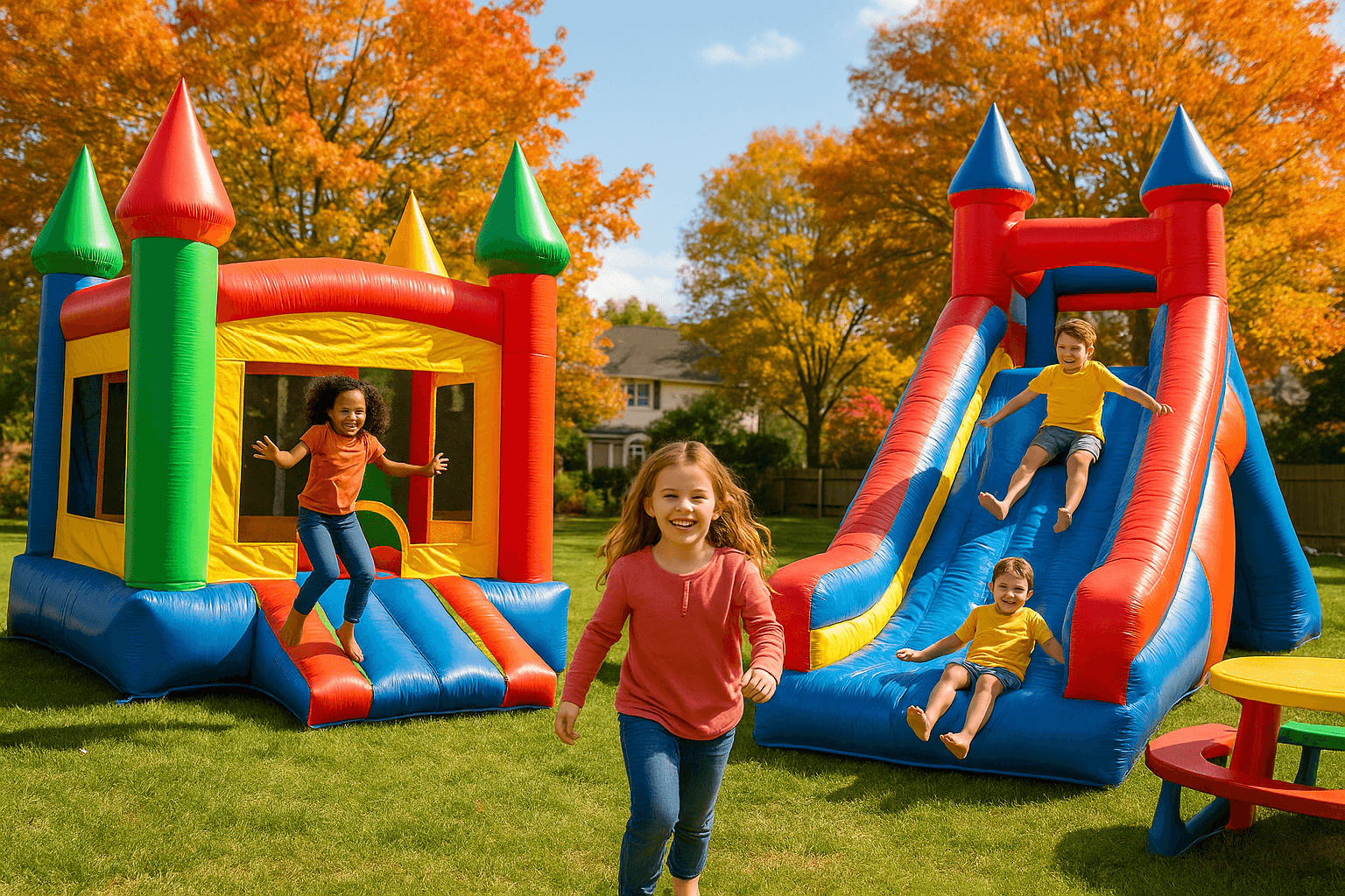 Plan a Spectacular Fall Party with Baltimore Moonbounce Rentals