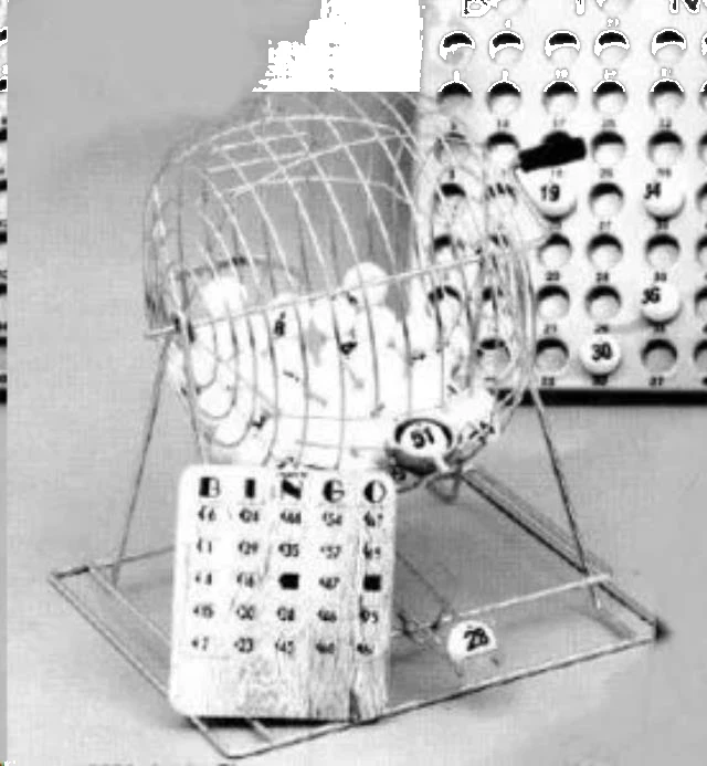 Bingo Cage Rental with Balls & Display Board
