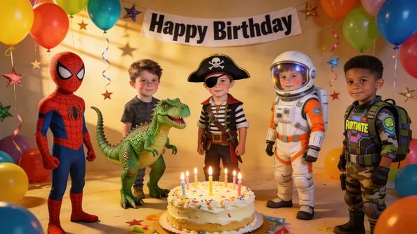 Boys' Birthday Themes