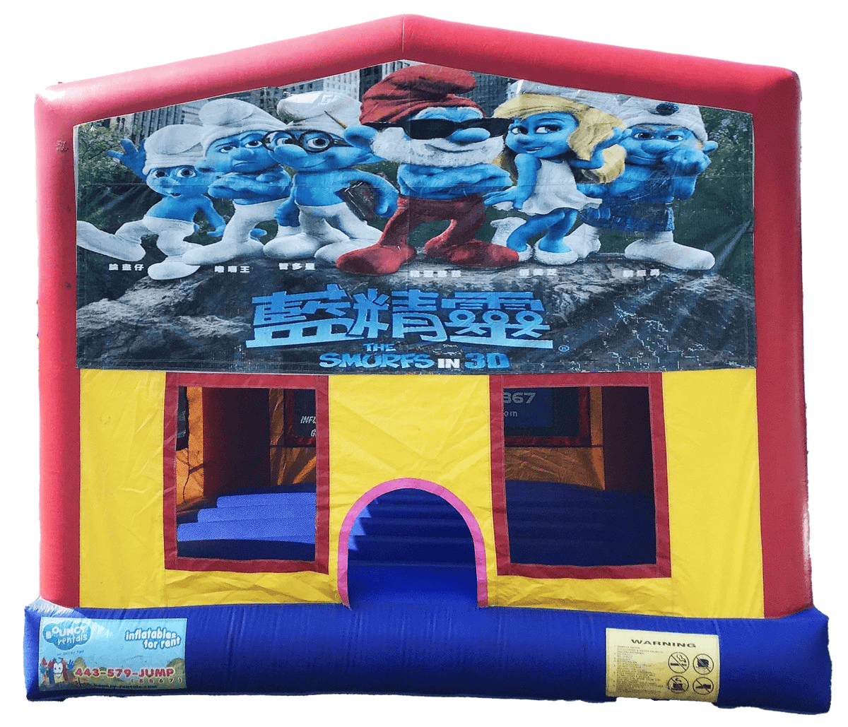 Smurfs Themed Moonbounce #93/94/904