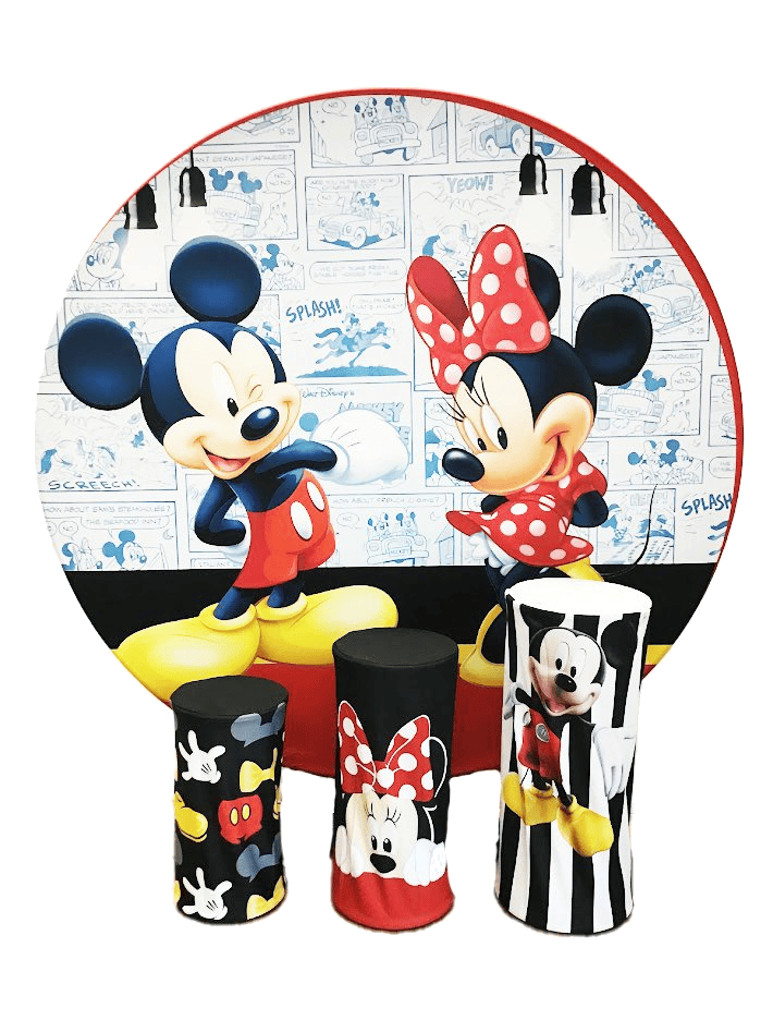 Mickey and Minne Backdrop