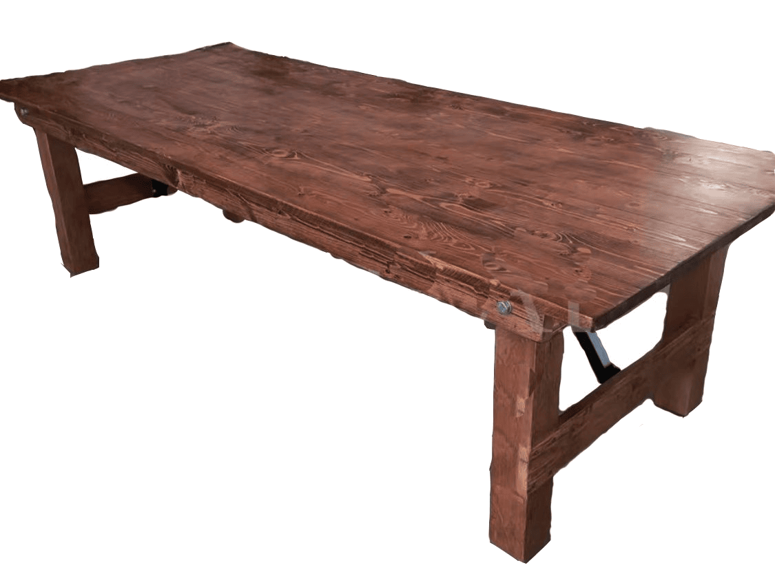 Kids' Rustic Wooden Party Table