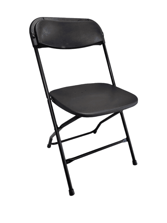 Plastic Folding Chair Black