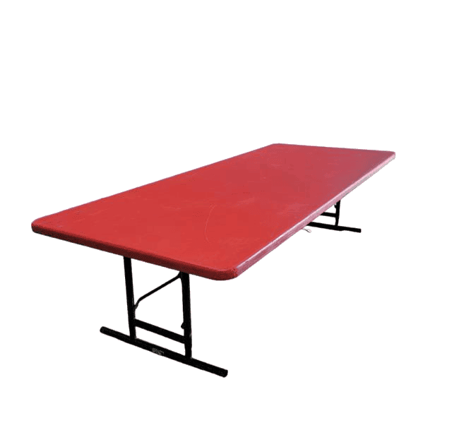 Table Kids Polylite 6ft Red