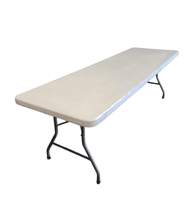 Plastic Table 8ft Rectangular