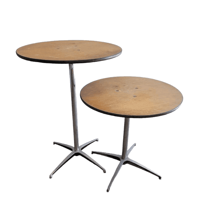 Table High Pedestal Round 30 inch