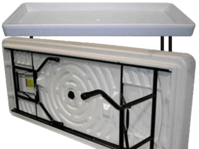 Table 6ft Fill-N-Chill White