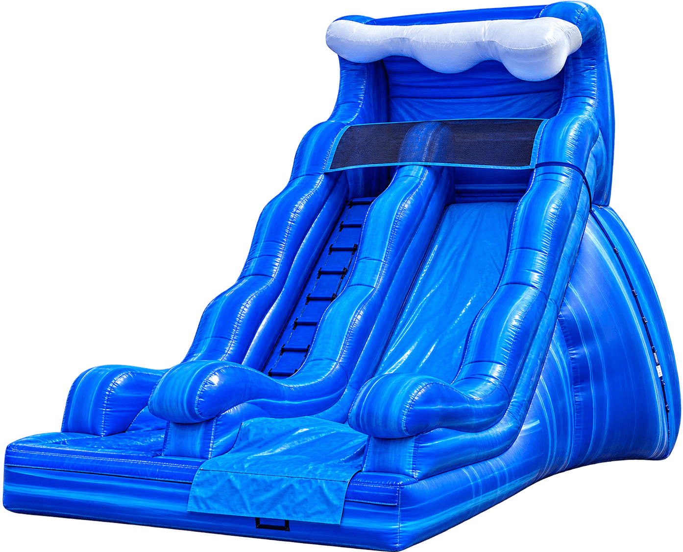 Tidal Wave Dual Racing Slide with Pool (18')