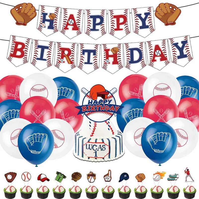Baseball Birthday Party Decorations Supplies for B