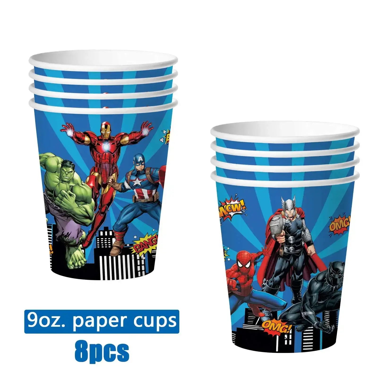 Hero Squad SuperHero Party Supplies Decorations Ki