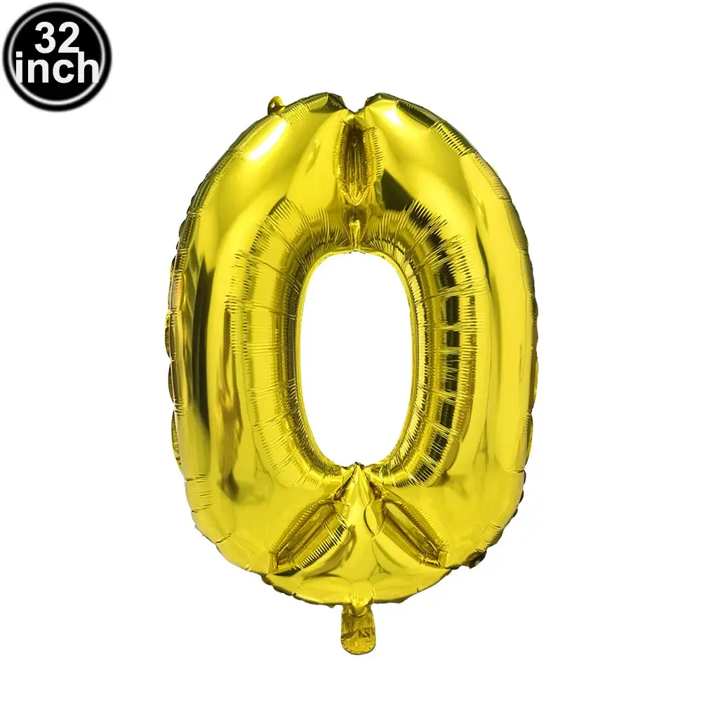 Balloon 0 Number Balloons Wild One Green Globe Blu