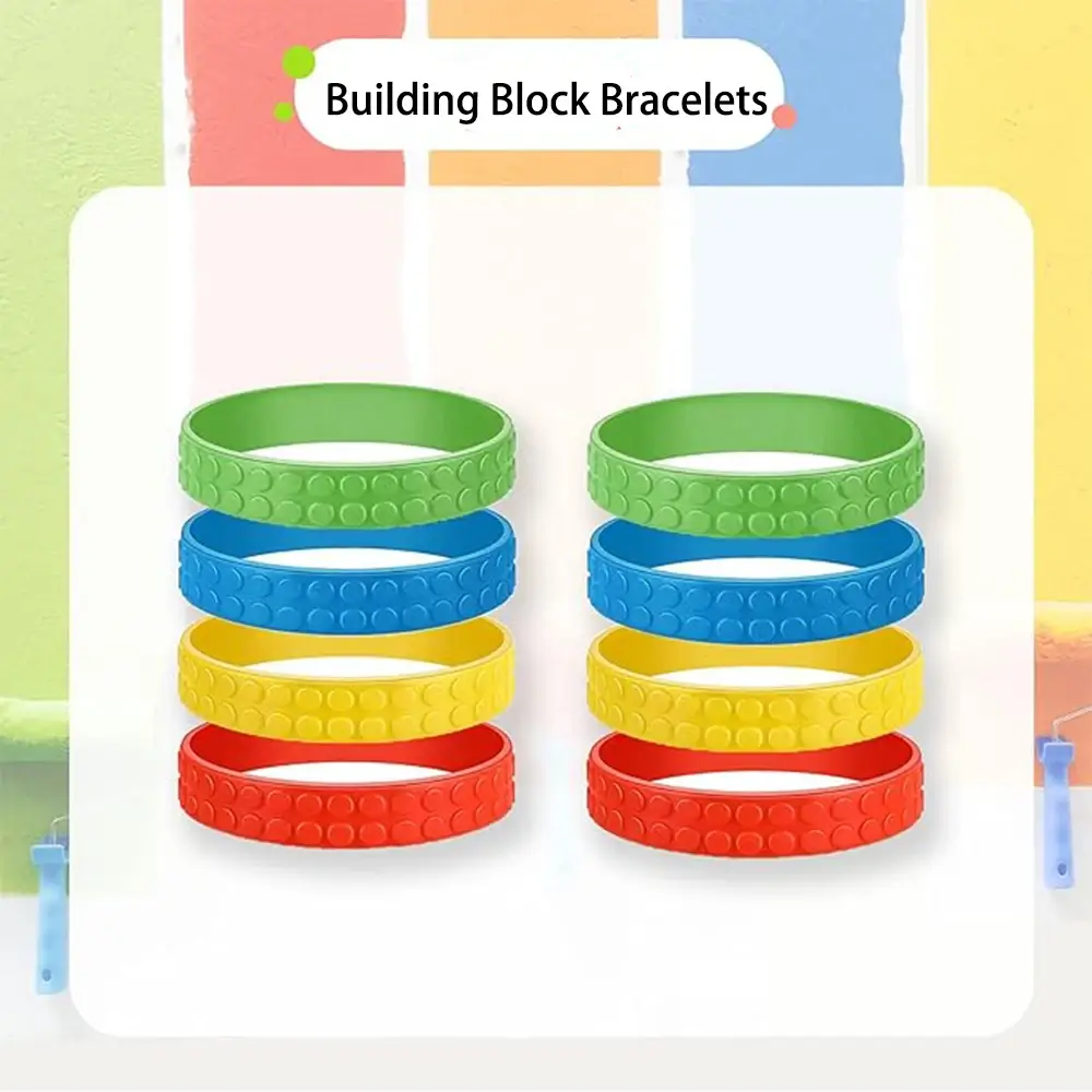 Building Blocks for Party Favors, Set Slap Bracele