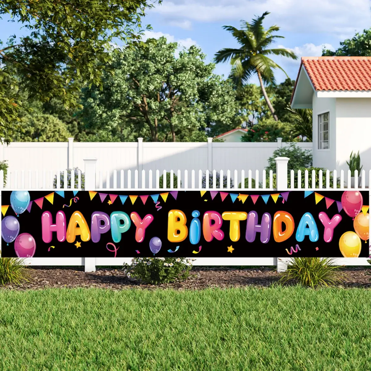 Happy Birthday Banner Birthday Party Decoration Ki
