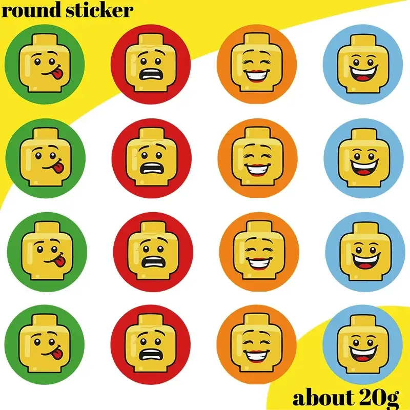 Round label 4CM54Pcs