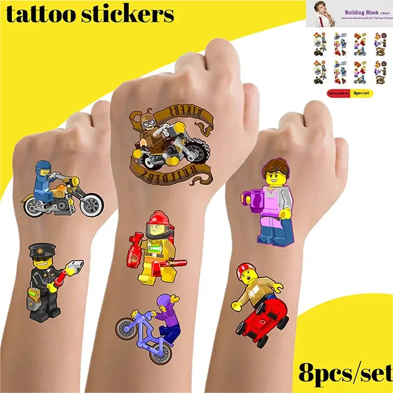 Tattoo Sticker 8Pcs