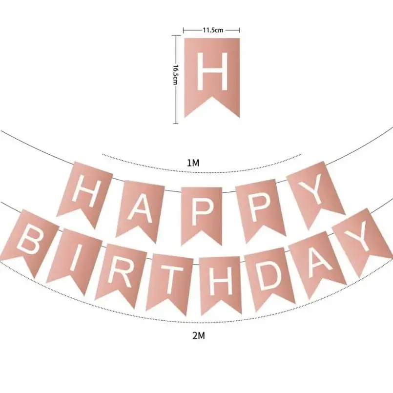 Multi Themes Happy Birthday Banner Baby Shower Fir