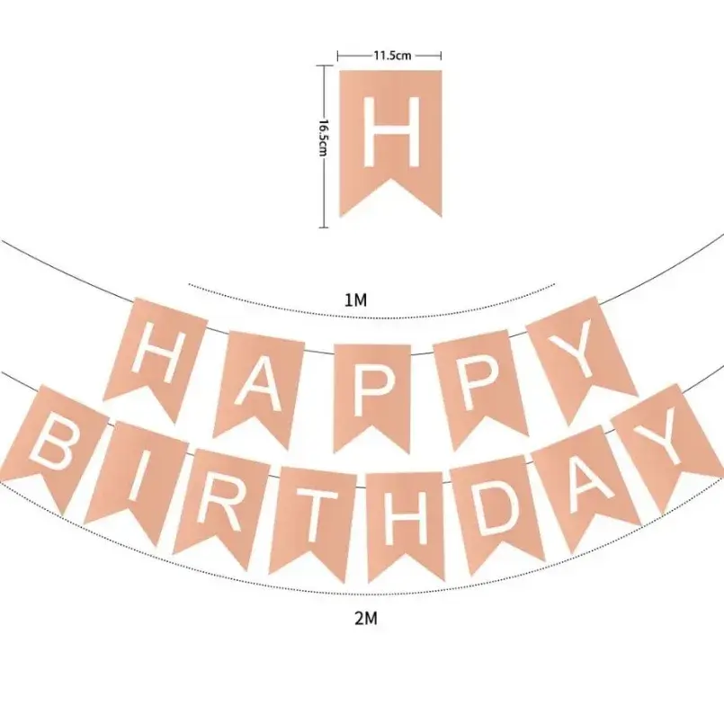 Multi Themes Happy Birthday Banner Baby Shower Fir