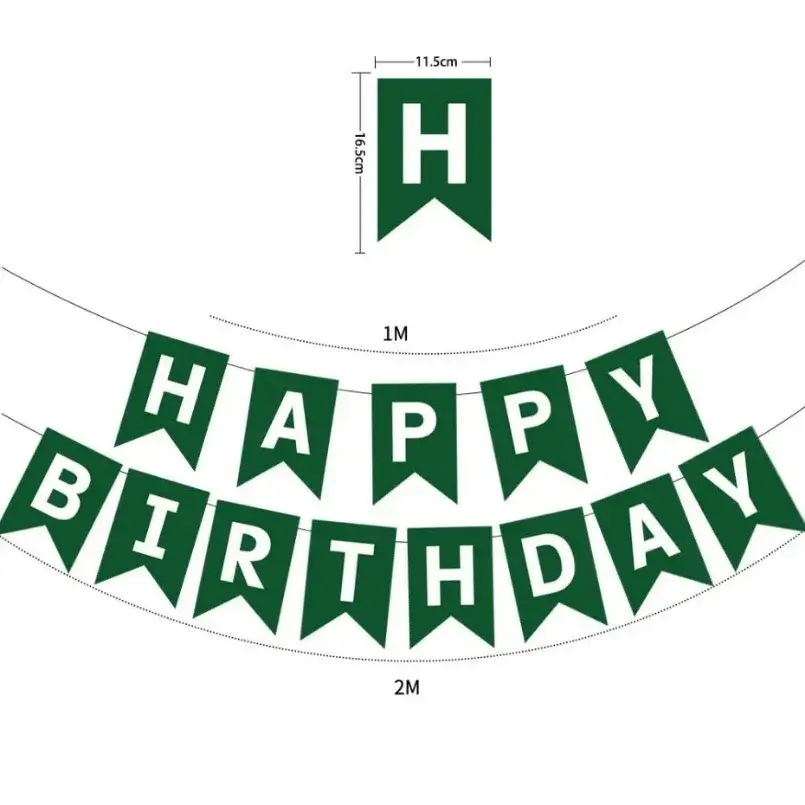 Multi Themes Happy Birthday Banner Baby Shower Fir