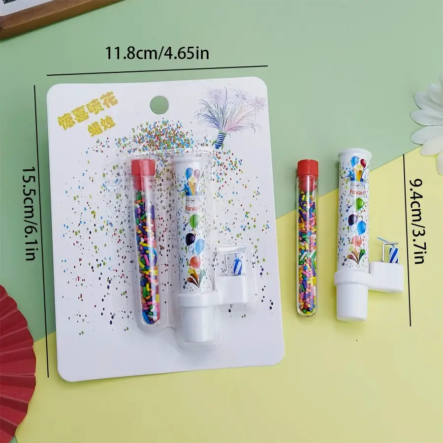 Surprise Candles Happy Birthday Cake Decorated Can