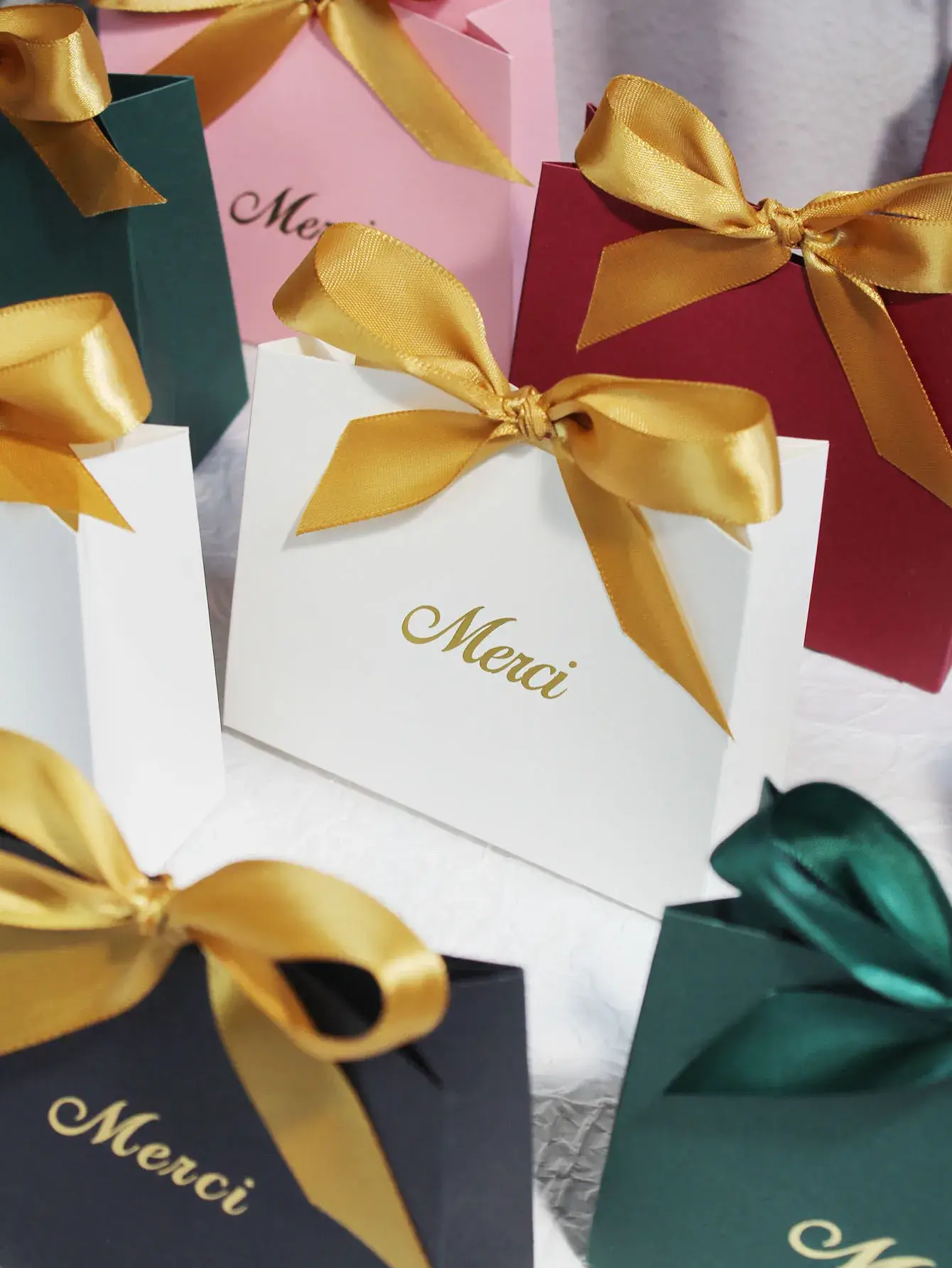 10/20pcs Gift Bags Wedding Favor Decoration Thank 
