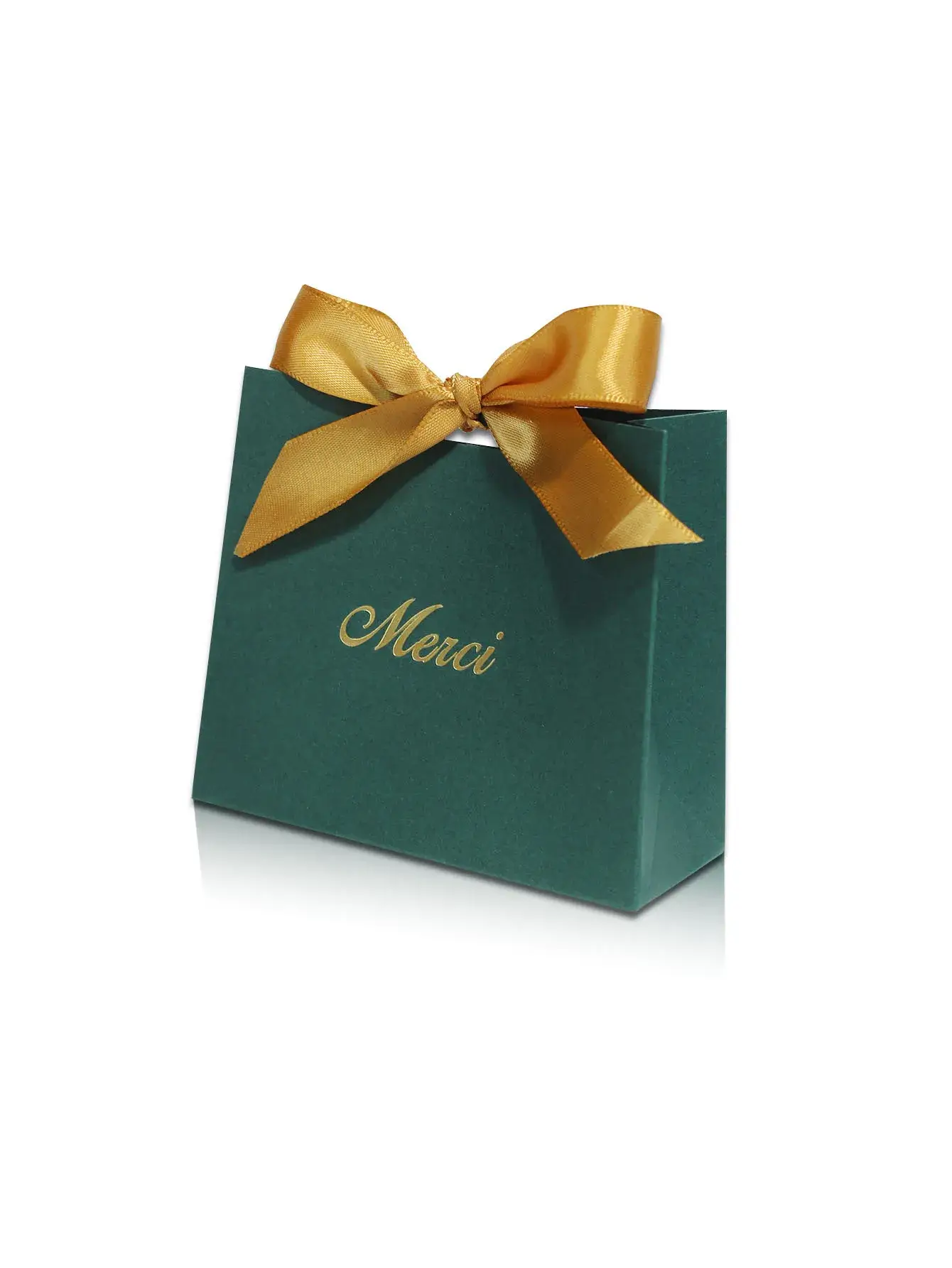 Greenbox-GoldRibbon, 11.5x4.5x10cm, 10pcs