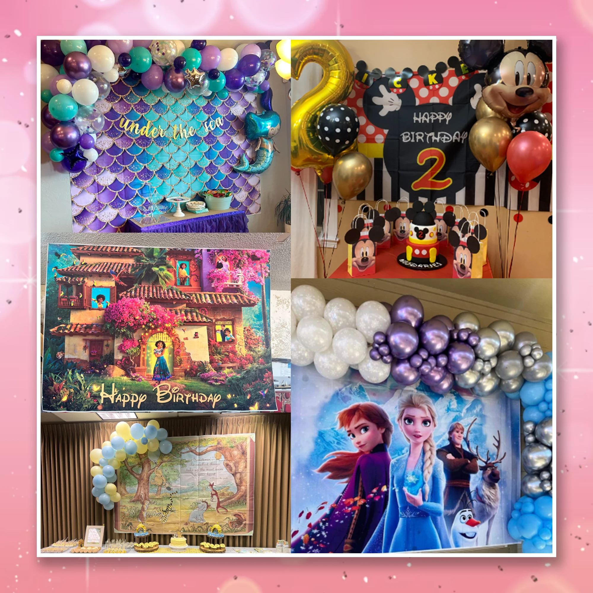 Dark Knight Hero Birthday Photo Backdrop Kids Part