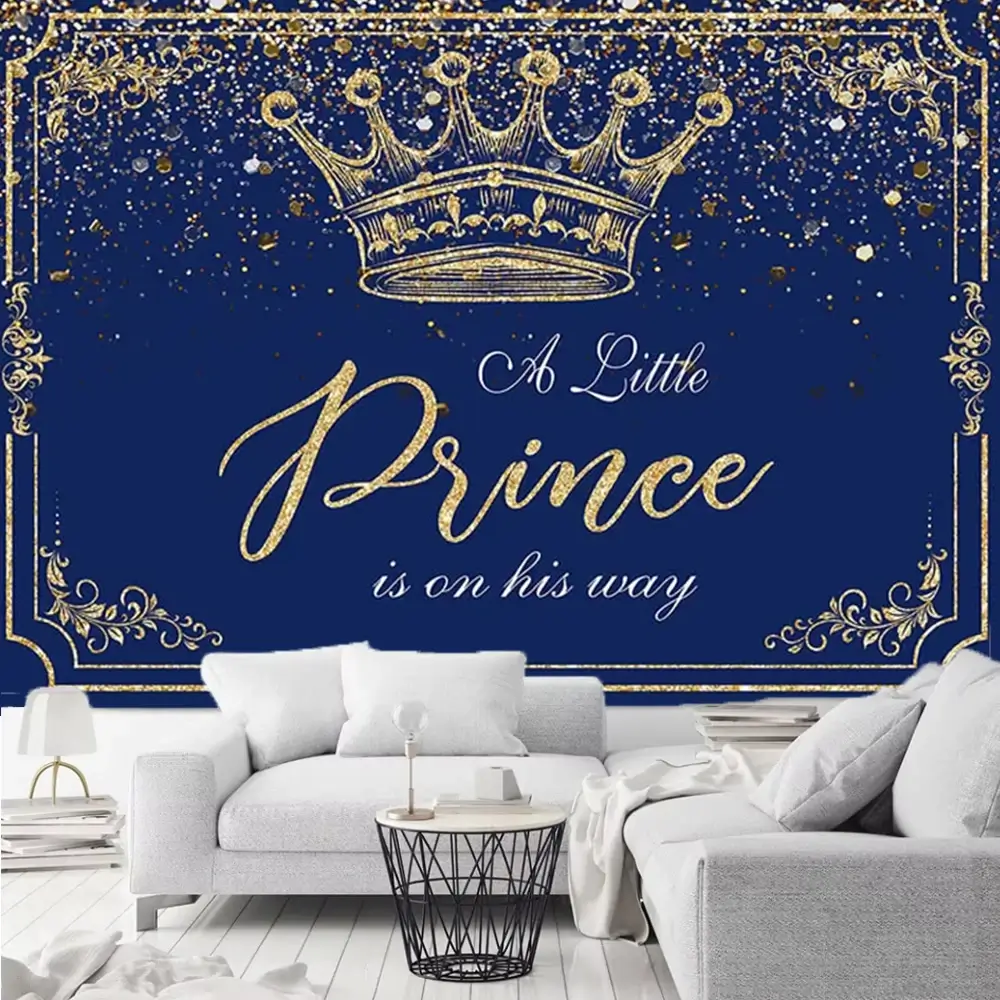 Happy Birthday Theme Background Royal Boy Little P