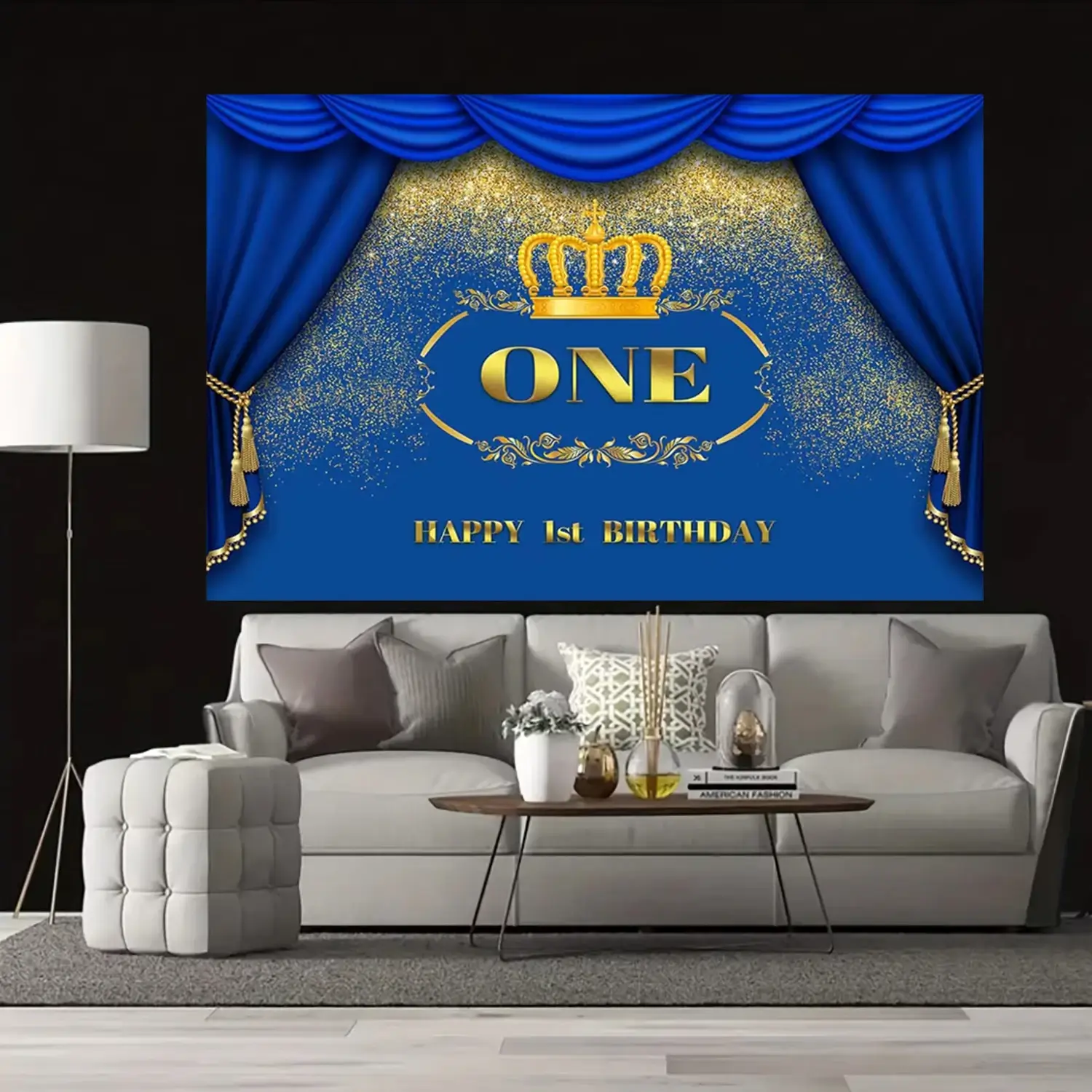 Happy Birthday Theme Background Royal Boy Little P