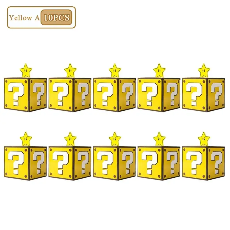 Yellow A-10PCS, As shown