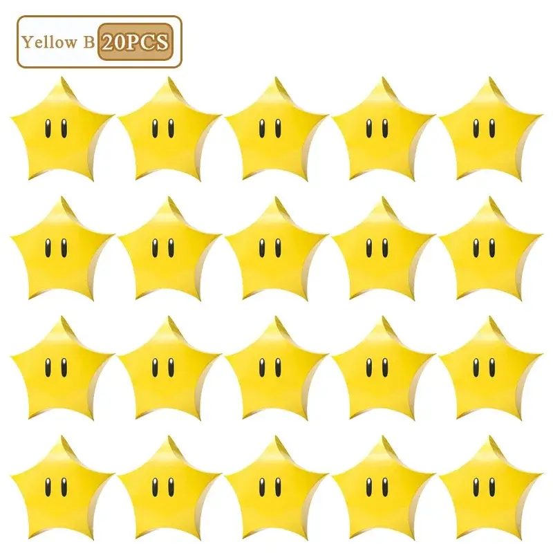 Yellow B-20PCS, As shown