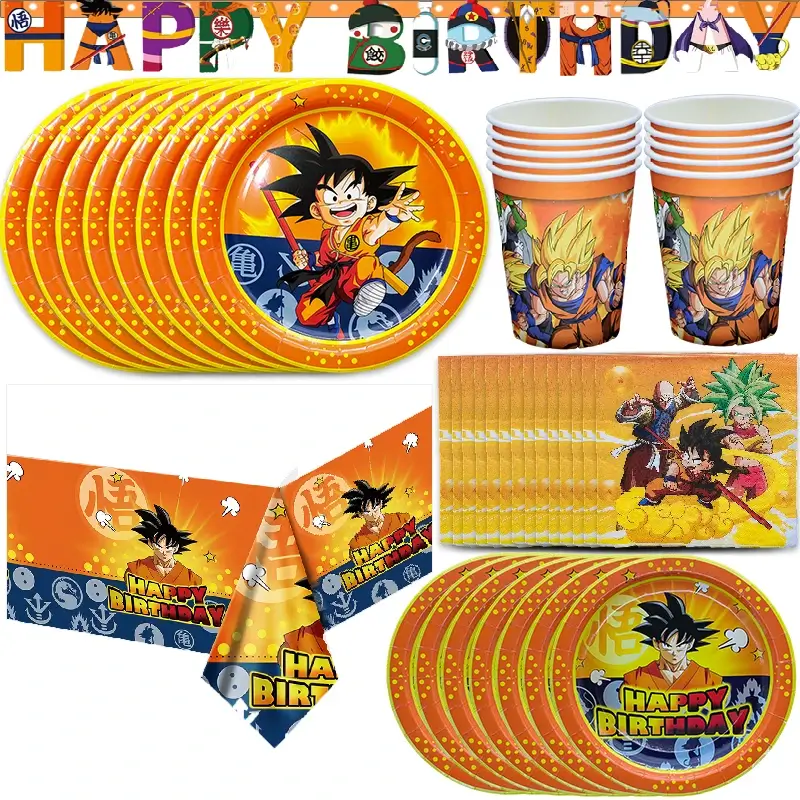 Dragonball Party Decoration Dragonball z Disposabl