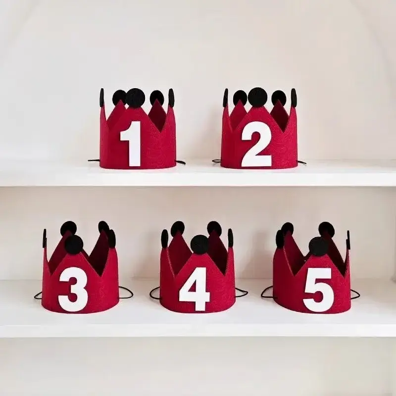 Happy Birthday Hat Baby First Birthday Party Felt 