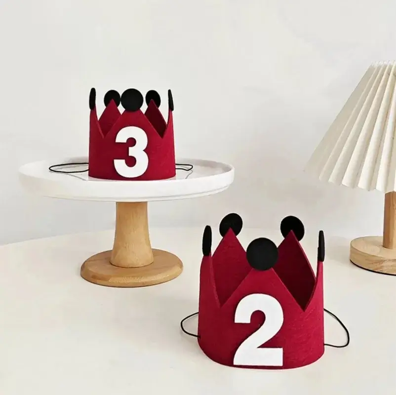 Happy Birthday Hat Baby First Birthday Party Felt 