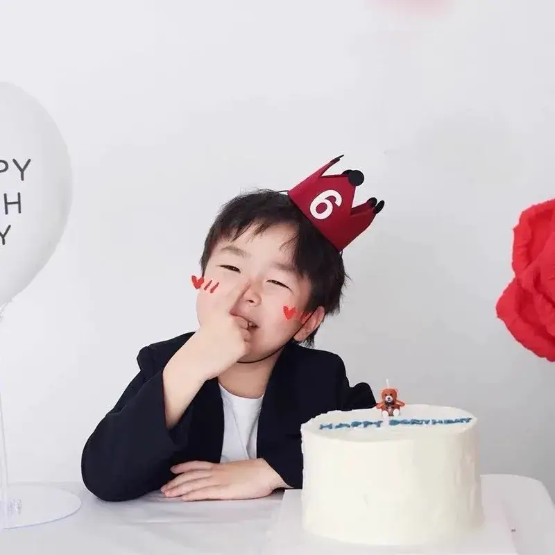 Happy Birthday Hat Baby First Birthday Party Felt 