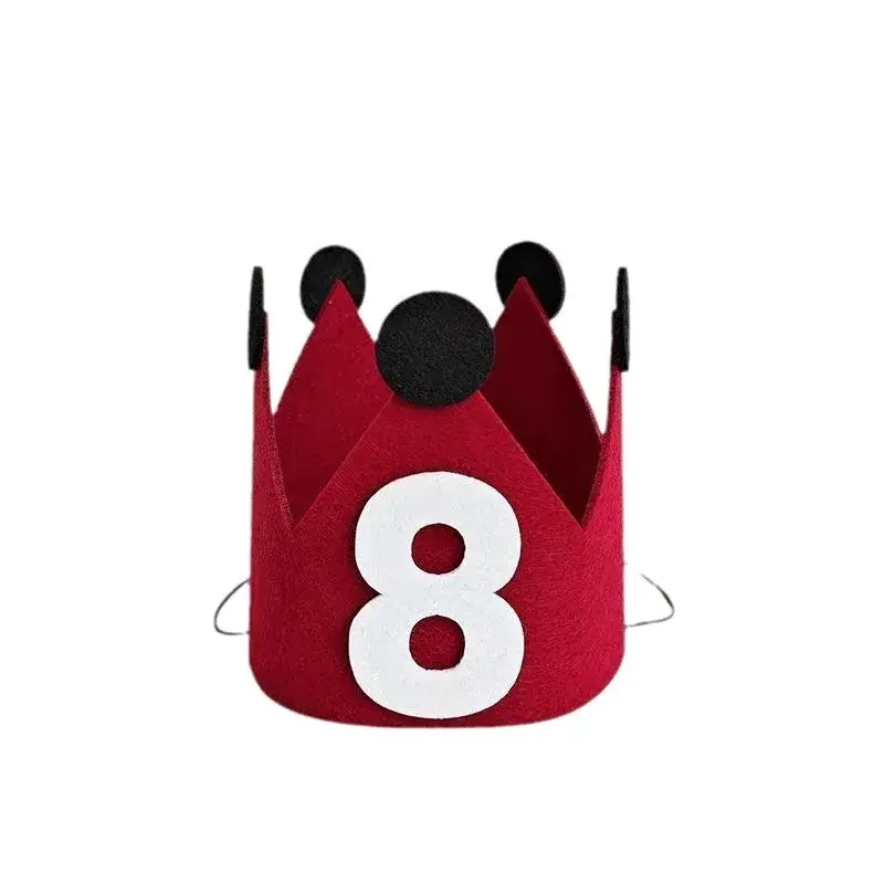 Happy Birthday Hat Baby First Birthday Party Felt 