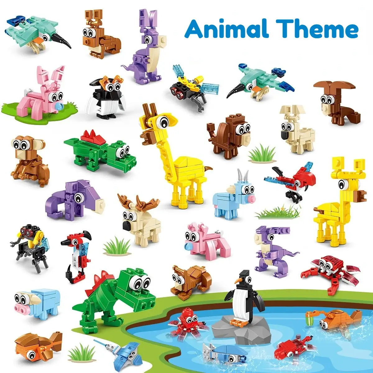 Animal Theme, 12 pack