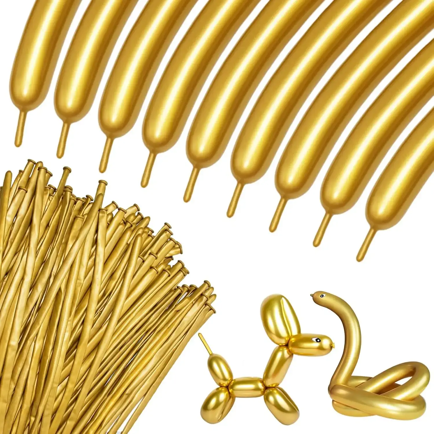 Metallic Gold, Long