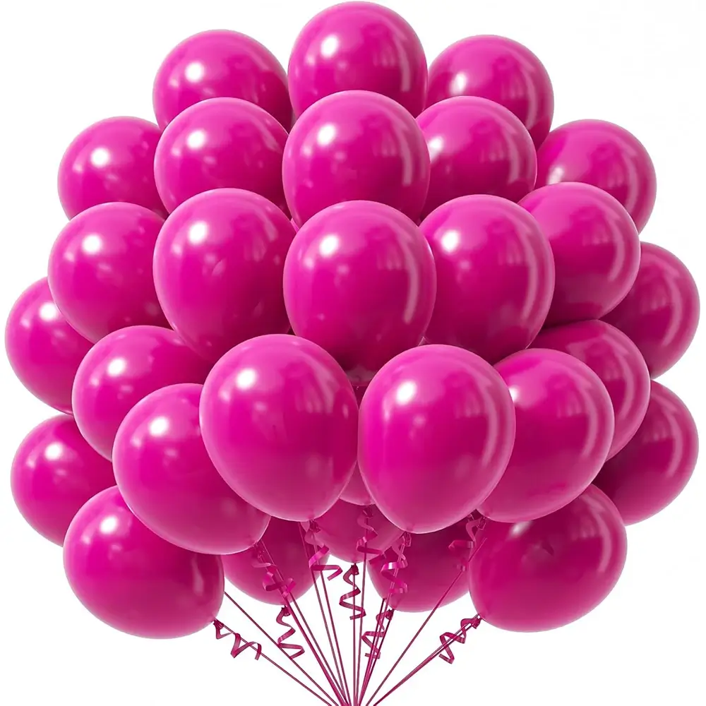 Hot Pink Balloons 12/10inch Baby Pink Latex Balloo