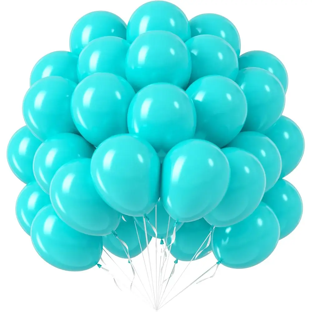 Teal Blue, 10inch, 30Pcs
