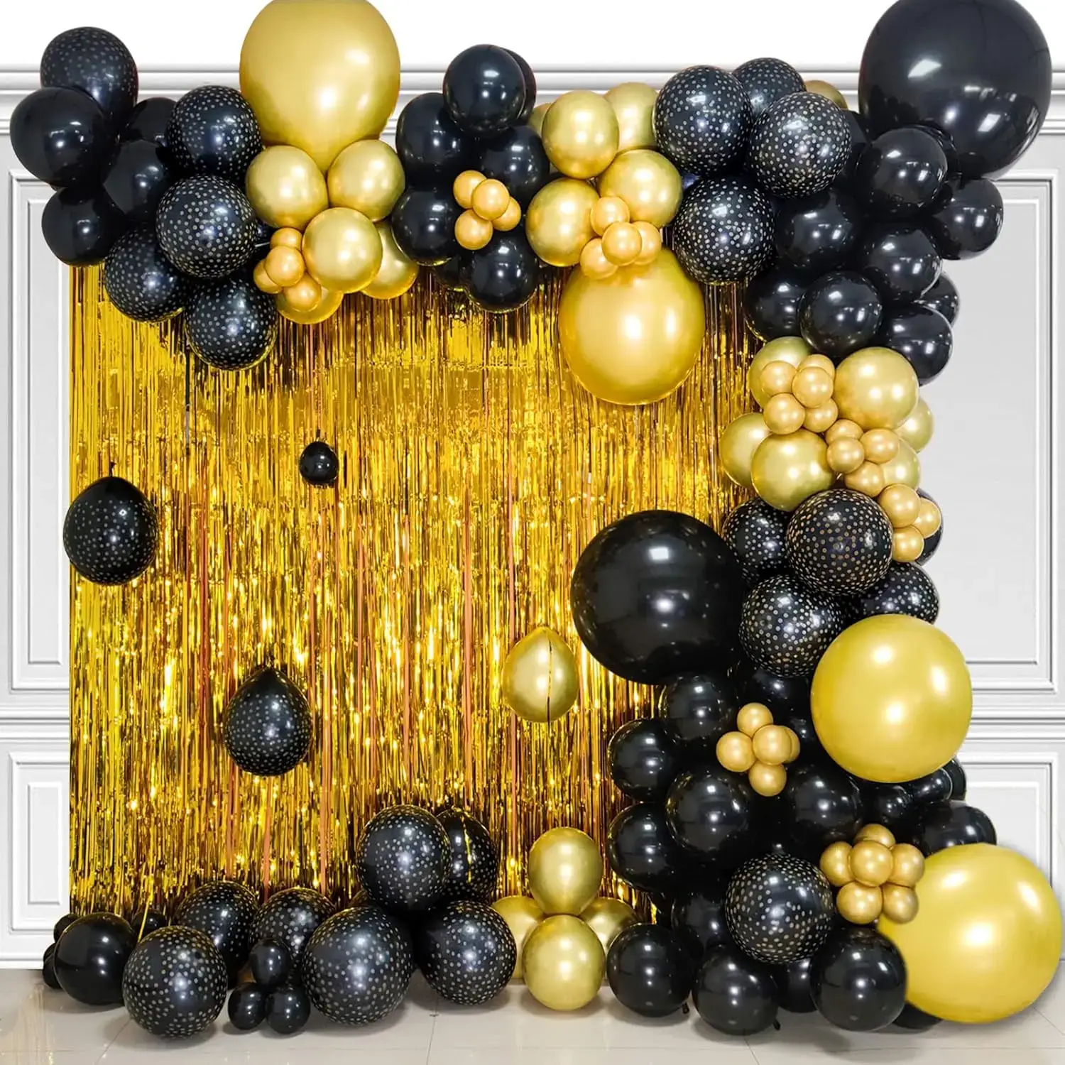 5-100pcs/Pack 12inch Black Latex Balloon for Weddi