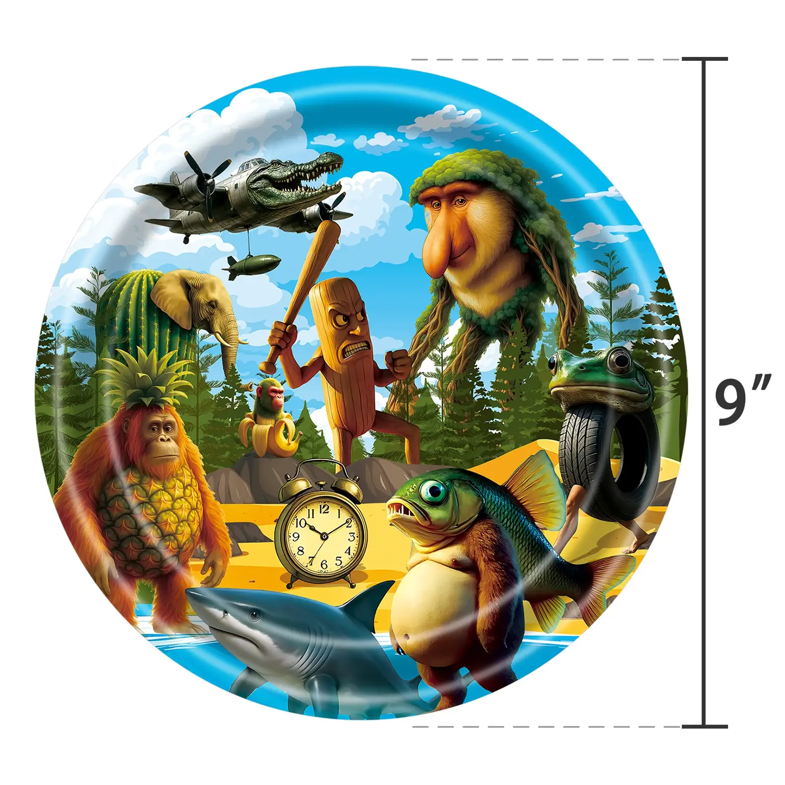 10pcs 9in plate, Other