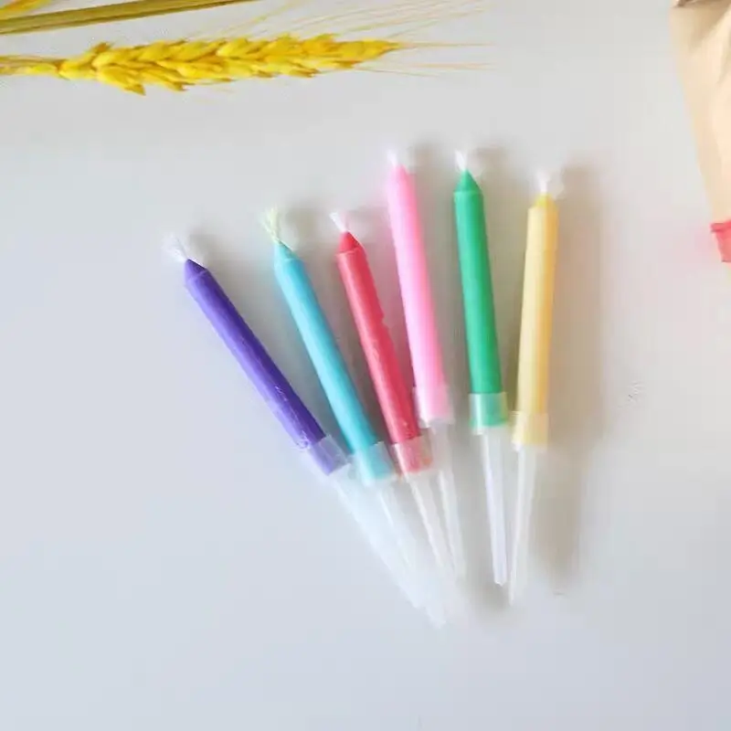 Colorful Flame Candles Instagram Creative Colorful