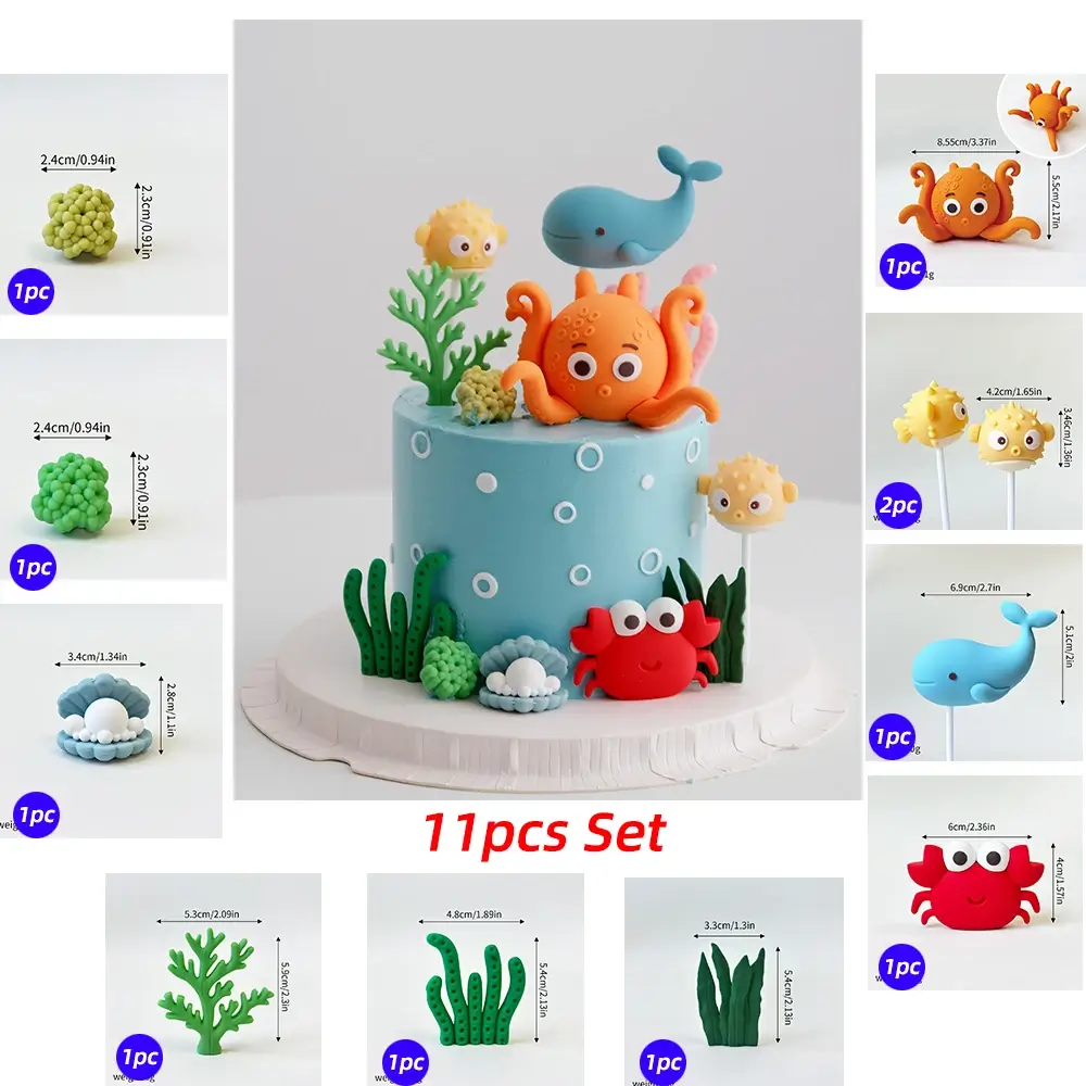 11pcs Set, Size as show