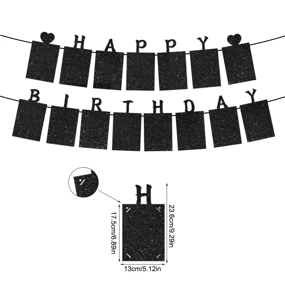 Happy Birthday photo banner, birthday party backgr