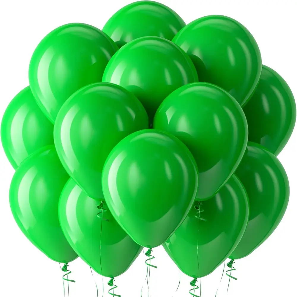 Green, 10inch 20pcs