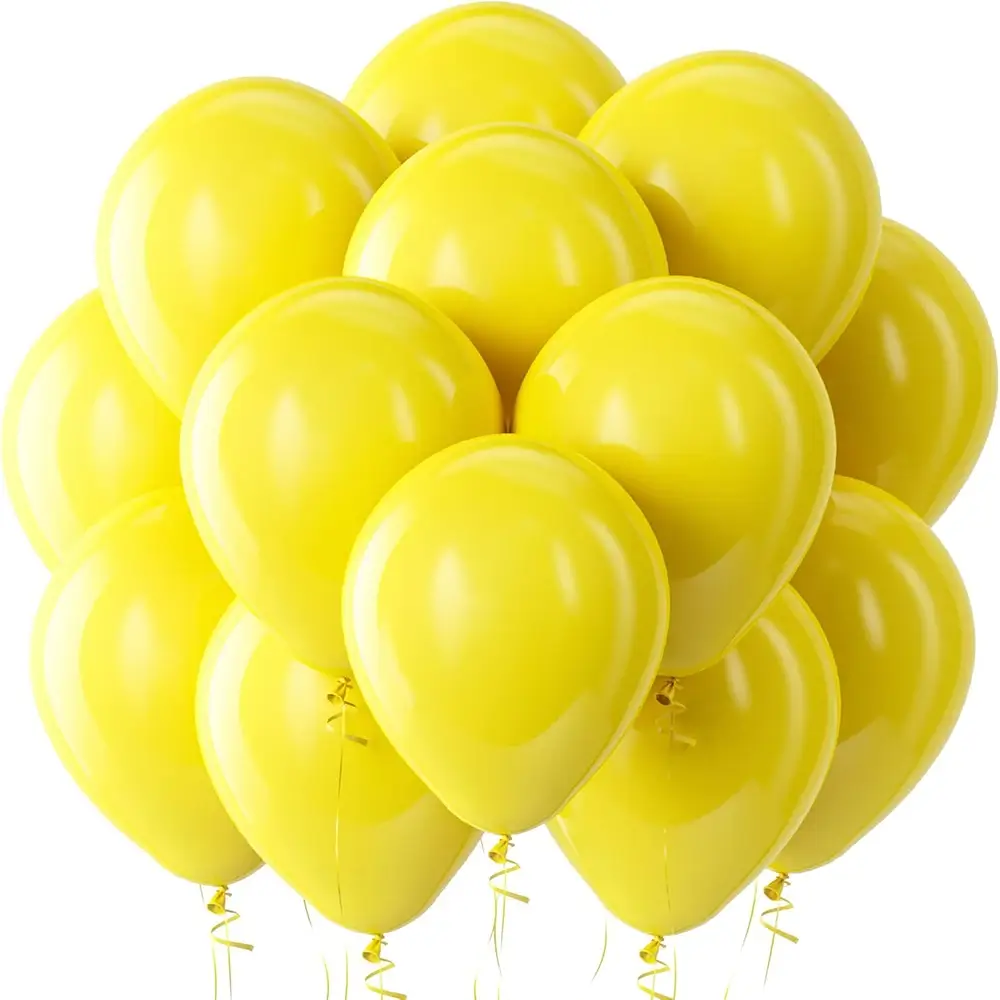 Yellow, 10inch 20pcs